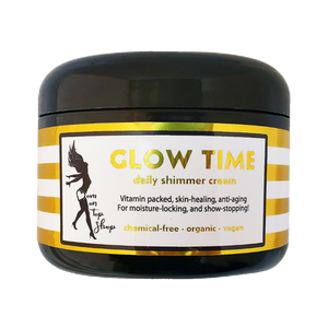 GLOW TIME! <br> *All natural, shimmer butter for daily skincare use  <br> *ALSO scars/marks/ashy skin/loose skin/cellulite/& more! <br>*Anti-itch, organic, vegan, chemical-free