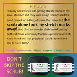 PERFECT PREGNANCY package, MAJOR discount! - Scrub+Creams<br>*SAVE BIG on a bundle!<br>*During pregnancy<br>*Bake It can prevent new stretch marks while fading old ones. Heel It repairs and relaxes tired feet. <br>*Anti-itch, organic, vegan, chemical-free