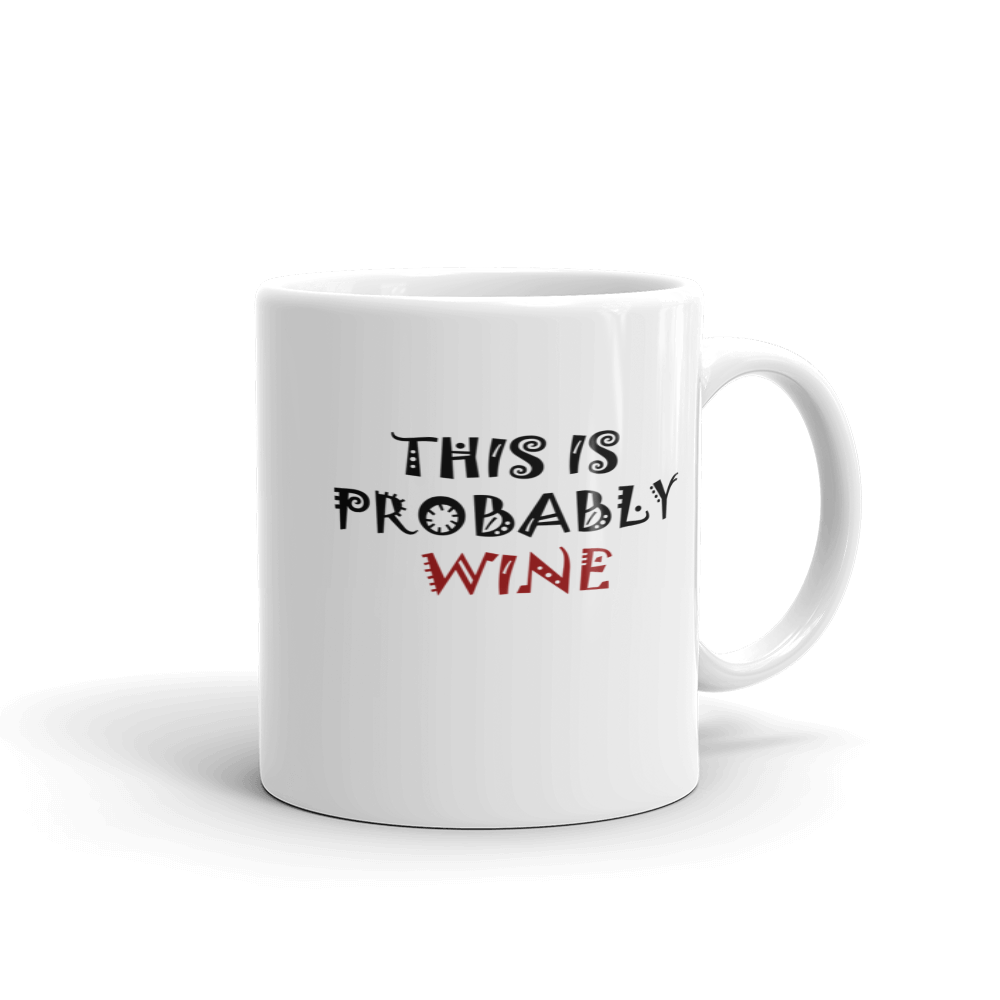 This might be wine / this might be whiskey mug set of 2