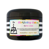 Birthday Cake - Butter cream <br>*Rich, heavenly, vitamin-packed daily skincare <br>*ALSO for with scars/stretch marks/ashy skin/loose skin/cellulite/& more! <br>*Anti-itch, organic, vegan, chemical-free