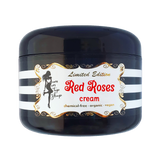 LIMITED EDITION Red Roses-Naturally scented organic vegan body butter CREAM for daily skincare use-also for scars/marks/cellulite/eczema