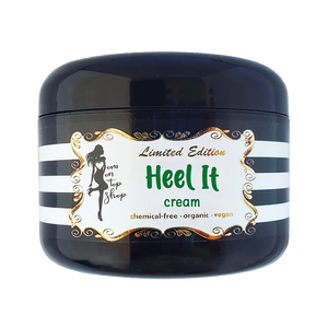 LIMITED EDITION Heel It! Ultra-rich soothing heavenly-scented foot massage cream for healing + preventing cracked, calloused, & tired toes!