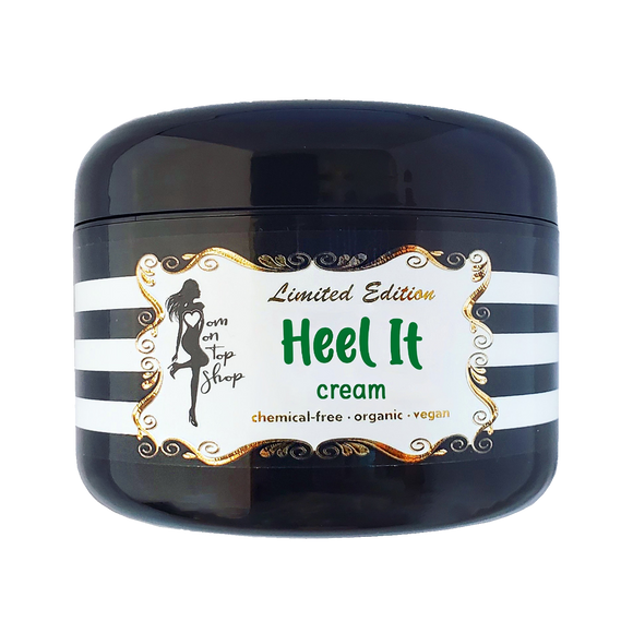 LIMITED EDITION Heel It! Ultra-rich soothing heavenly-scented foot massage cream for healing + preventing cracked, calloused, & tired toes!