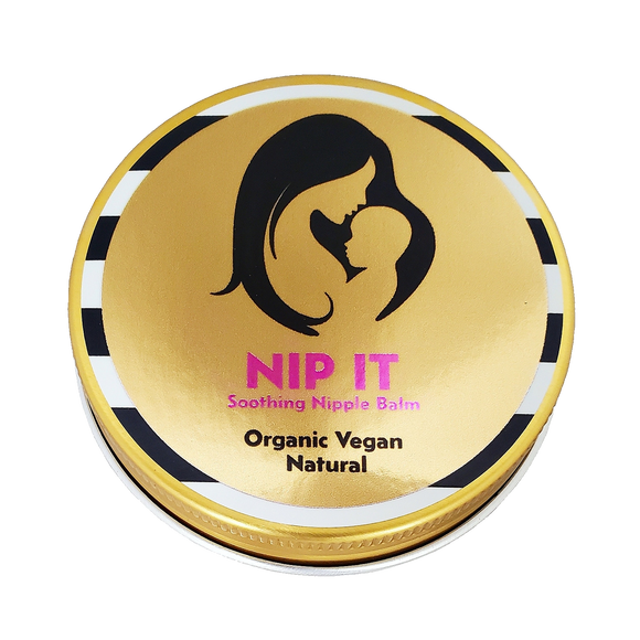 NIP IT - Soothing repairing nipple balm for breastfeeding & pumping mom. Vegan, baby-safe, lanolin-FREE, unscented, long-lasting, non-sticky