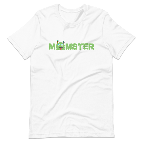 Green MOMSTER t-shirt - A humorous daily reminder that a 