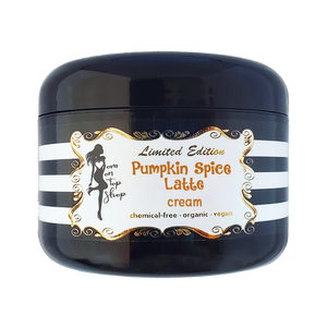 LIMITED EDITION Pumpkin Spice Latte -Organic vegan body butter CREAM for daily skincare use-also for scars/marks/cellulite & more!