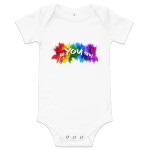 BeYOUtiful Baby Onesie - 100% cotton, comfy onesie to remind your sweet baby and others to BE YOURSELF, as our uniqueness is what makes us special!