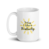Today I Choose Positivity mug, because attitude is everything! Inspirational and motivational coffee mug for positive thinking!